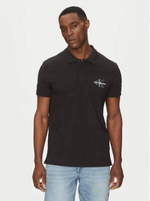 Zdjęcie produktu Calvin Klein Jeans Polo Monologo J30J325664 Czarny Regular Fit