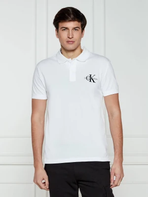 Calvin Klein Jeans Polo | Regular Fit biały