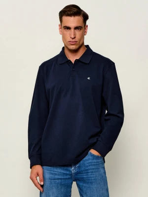 Calvin Klein Jeans Polo | Relaxed fit granatowy