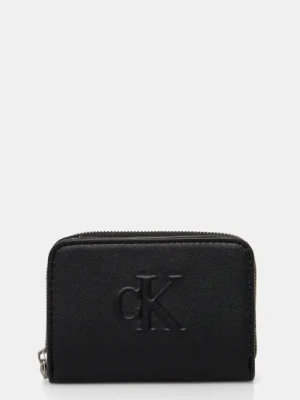 Calvin Klein Jeans portfel damski kolor czarny LV04K1004G