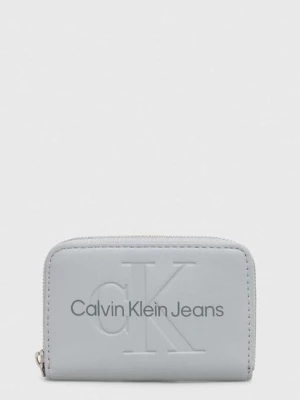 Calvin Klein Jeans portfel damski kolor niebieski K60K612255