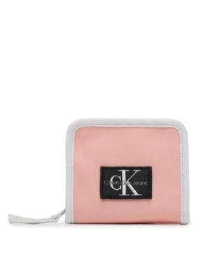 Calvin Klein Jeans Portfel dziecięcy Colour Blocking Velcro Wallet IU0IU00452 Różowy