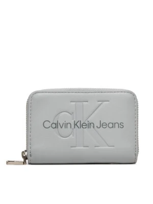 Calvin Klein Jeans Portfel Sculpted Med Zip Around Mono K60K612255 Szary