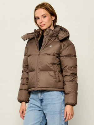 Calvin Klein Jeans Puchowa kurtka Essential | Regular Fit beżowy