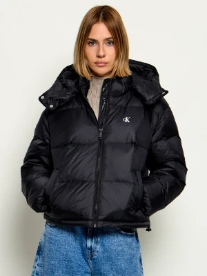 Calvin Klein Jeans Puchowa kurtka Essential | Regular Fit czarny