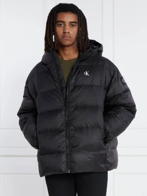 Calvin Klein Jeans Puchowa kurtka | Oversize fit czarny