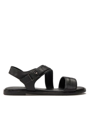 Calvin Klein Jeans Sandały Flat Sandal V3A2-80825-1688 S Czarny