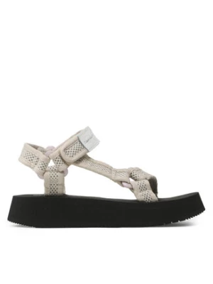 Calvin Klein Jeans Sandały Prefresato Sandal Webbing Mesh YW0YW00969 Beżowy