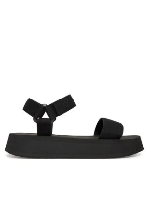 Calvin Klein Jeans Sandały Sandal Velcro Webbing Mg YW0YW01693 Czarny