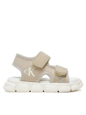 Calvin Klein Jeans Sandały V1B2-83022-1692 Beżowy