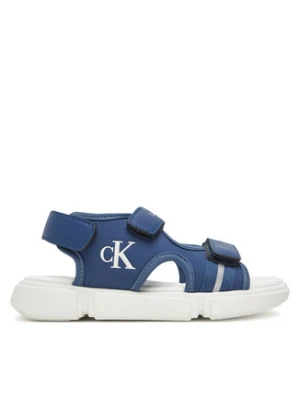 Calvin Klein Jeans Sandały V3B2-83023-1591 S Niebieski