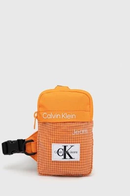 Calvin Klein Jeans saszetka kolor pomarańczowy