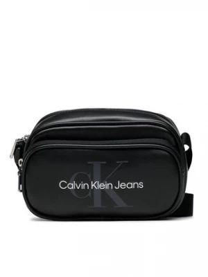 Calvin Klein Jeans Saszetka Monogram Soft Ew Camera Bag18 K50K510107 Czarny