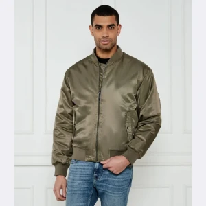 Calvin Klein Jeans Satynowa kurtka bomber HERO | Regular Fit