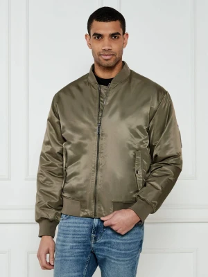 Calvin Klein Jeans Satynowa kurtka bomber HERO | Regular Fit