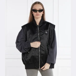 Calvin Klein Jeans Satynowy bezrękawnik | Loose fit