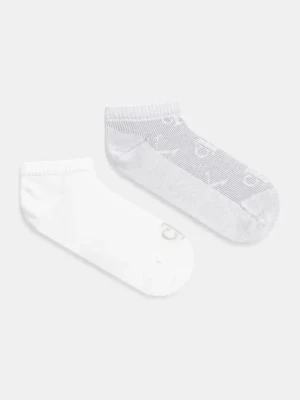 Calvin Klein Jeans skarpetki 2-pack damskie kolor biały 701232667