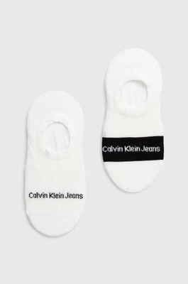 Calvin Klein Jeans skarpetki 2-pack damskie kolor czarny 701228104