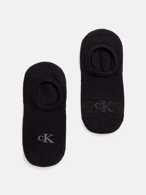 Calvin Klein Jeans skarpetki 2-pack damskie kolor czarny 701230601