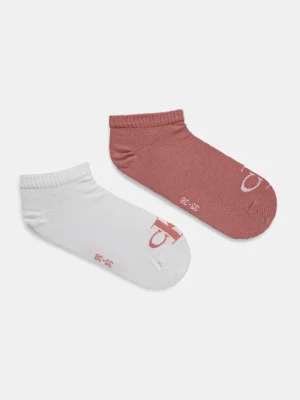 Calvin Klein Jeans skarpetki 2-pack damskie kolor różowy 701228815