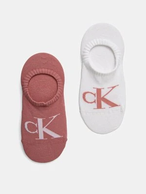 Calvin Klein Jeans skarpetki 2-pack damskie kolor różowy 701228817