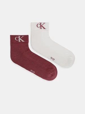 Calvin Klein Jeans skarpetki 2-pack męskie kolor beżowy 701228805