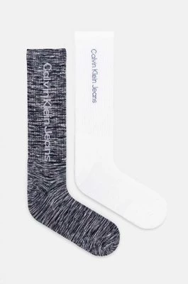 Calvin Klein Jeans skarpetki 2-pack męskie kolor biały 701230602