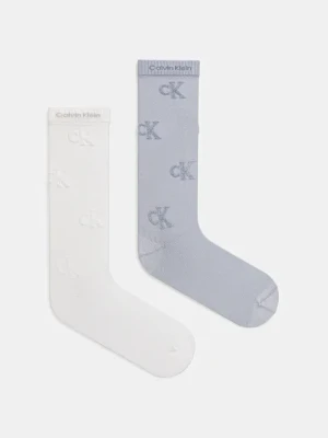 Calvin Klein Jeans skarpetki 2-pack męskie kolor biały 701235863