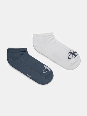 Calvin Klein Jeans skarpetki 2-pack męskie kolor niebieski 701228807