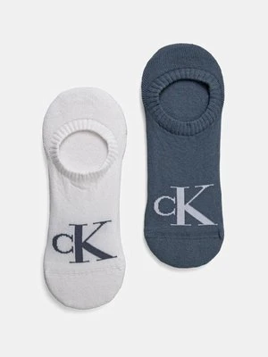 Calvin Klein Jeans skarpetki 2-pack męskie kolor niebieski 701228809