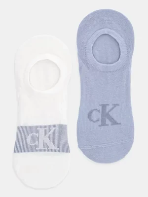 Calvin Klein Jeans skarpetki 2-pack męskie kolor niebieski 701231389