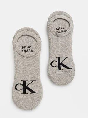 Calvin Klein Jeans skarpetki 2-pack męskie kolor szary 701228809