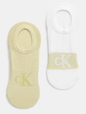 Calvin Klein Jeans skarpetki 2-pack męskie kolor zielony 701231389