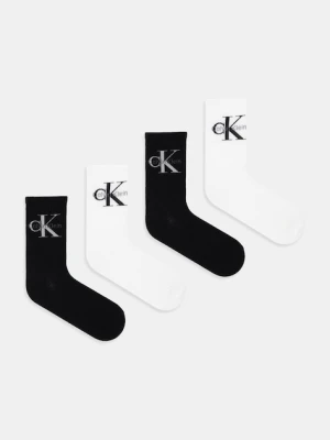 Calvin Klein Jeans skarpetki 4-pack kolor czarny 701235384