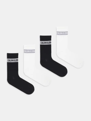 Calvin Klein Jeans skarpetki 4-pack kolor czarny 701235385