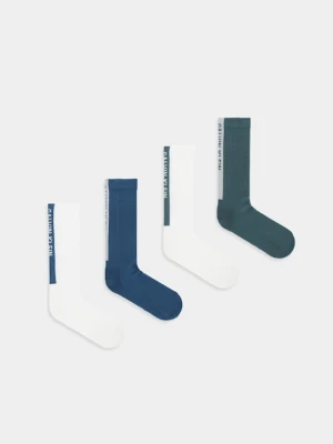 Calvin Klein Jeans skarpetki 4-pack kolor niebieski 701238238