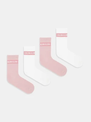 Calvin Klein Jeans skarpetki 4-pack kolor różowy 701235385