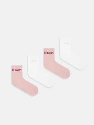 Calvin Klein Jeans skarpetki 4-pack kolor różowy 701238244