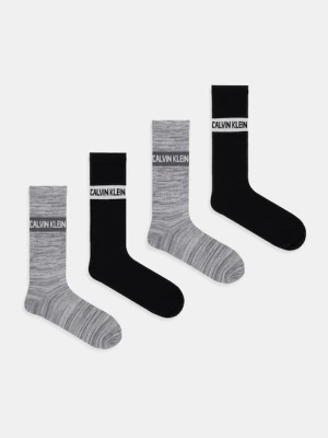 Calvin Klein Jeans skarpetki 4-pack kolor szary 701235983