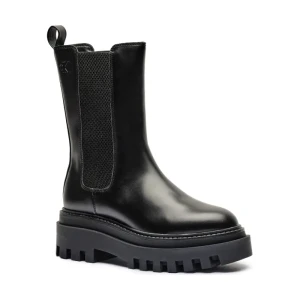 Calvin Klein Jeans Skórzane botki CHELSEA