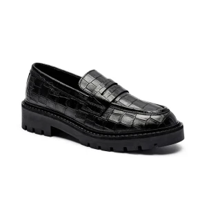 Calvin Klein Jeans Skórzane loafersy