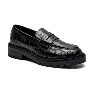 Calvin Klein Jeans Skórzane loafersy