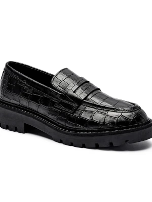 Calvin Klein Jeans Skórzane loafersy