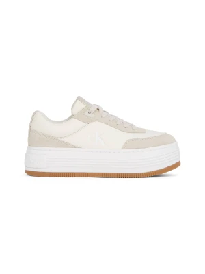 Calvin Klein Jeans Skórzane sneakersy | zamsz