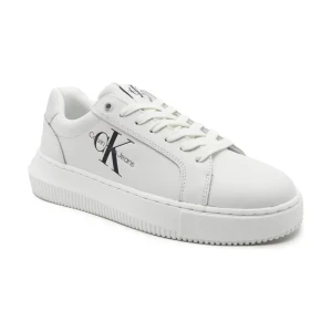 Calvin Klein Jeans Skórzane trampki CHUNKY CUPSOLE MONOLOGO