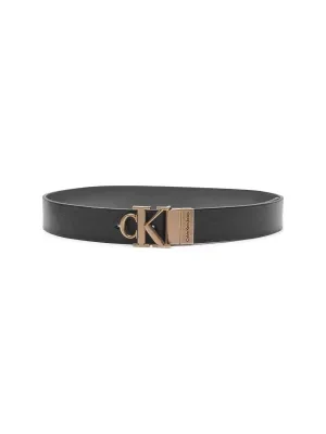 Calvin Klein Jeans Skórzany dwustronny pasek