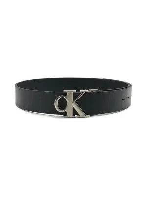 Calvin Klein Jeans Skórzany dwustronny pasek CLASSIC + MONOGRAM BELT 35MM