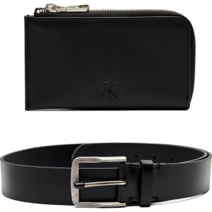 Calvin Klein Jeans Skórzany pasek + saszetka