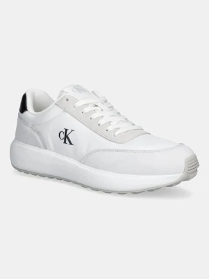 Calvin Klein Jeans sneakersy ATHLEISURE RUNNER LACEUP NY-SU męskie kolor biały YM0YM01370