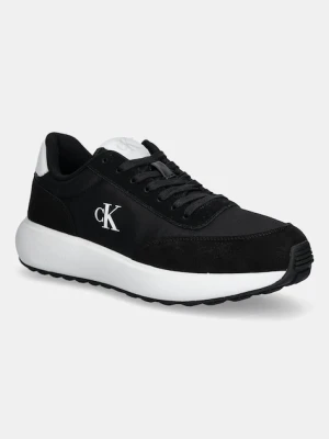Calvin Klein Jeans sneakersy ATHLEISURE RUNNER LACEUP NY-SU męskie kolor czarny YM0YM01370